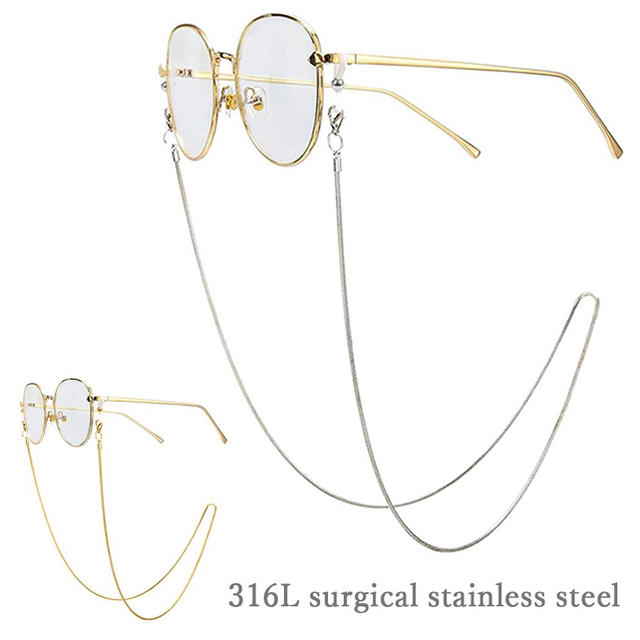 836★メガネチェーン メガネストラップ 眼鏡 メンズのファッション小物(サングラス/メガネ)の商品写真