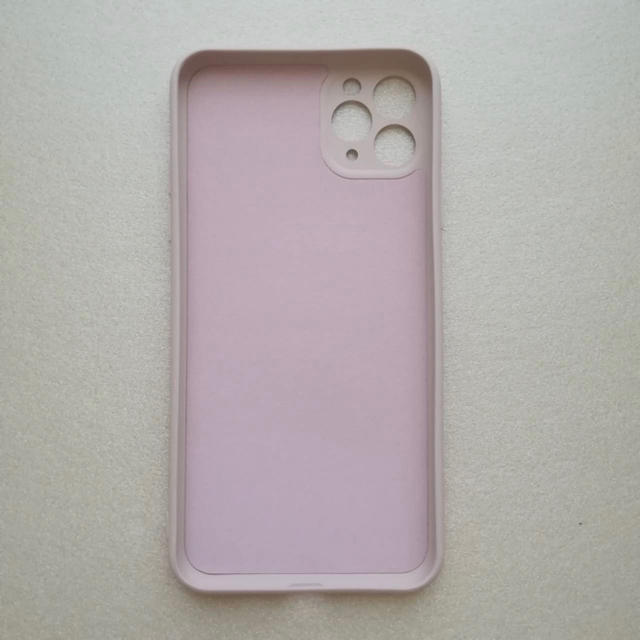 iPhone 11Promax ケース シンプル ピンク 無地 アイフォンケース スマホ/家電/カメラのスマホアクセサリー(iPhoneケース)の商品写真
