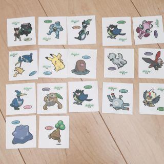 ポケモン(ポケモン)のポケモンシール17枚(シール)