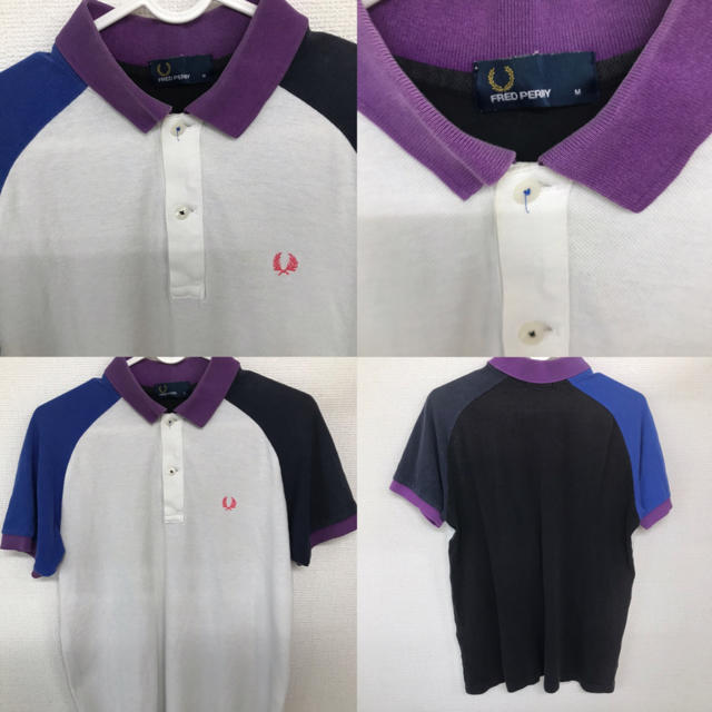 FRED PERRY(フレッドペリー)のフレッドペリー  ポロシャツ  マルチカラー　サイズM表記 メンズのトップス(ポロシャツ)の商品写真