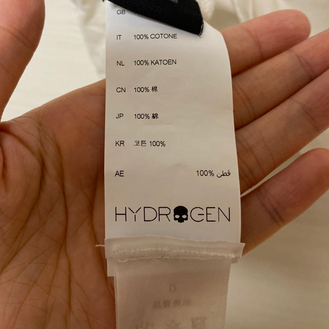 HYDROGEN(ハイドロゲン)のHYDROGEN ハイドロゲン メンズのトップス(Tシャツ/カットソー(半袖/袖なし))の商品写真