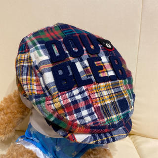 ダブルビー(DOUBLE.B)の超美品　ミキハウス　ダブルB 帽子　M キャスケット　ハンチング　キャップ(帽子)