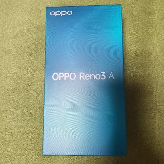 OPPO Reno3A ブラック SIMフリー 128gb(スマートフォン本体)