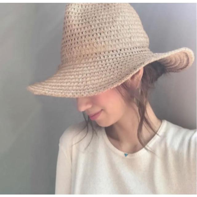 Ron Herman(ロンハーマン)のmarihojaマリホジャ☆Paper blade lace tulip hat レディースの帽子(ハット)の商品写真