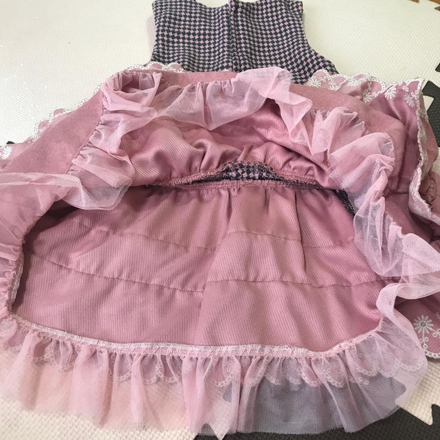 Souris(スーリー)のスーリー  ティアードワンピース120 キッズ/ベビー/マタニティのキッズ服女の子用(90cm~)(ワンピース)の商品写真