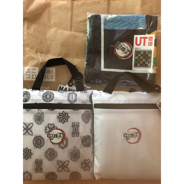 UNIQLO(ユニクロ)のユニクロ☆鬼滅の刃コラボ エコバック ノベルティ付き エンタメ/ホビーのアニメグッズ(その他)の商品写真