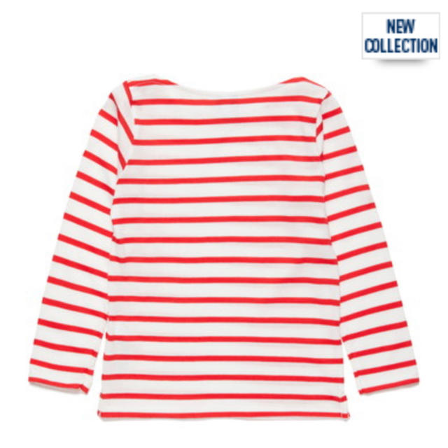 PETIT BATEAU(プチバトー)の【新品】20AW プチバトー ライトコットンマリニエール長袖Ｔシャツ  6ans キッズ/ベビー/マタニティのキッズ服女の子用(90cm~)(Tシャツ/カットソー)の商品写真