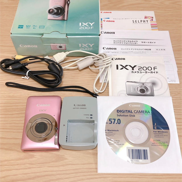 Canon - Canon IXY 200F PK ★付属品全てあります★の通販 by 月うさぎ's shop｜キヤノンならラクマ