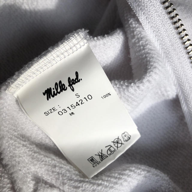 MILKFED.(ミルクフェド)のMILKFED.  Sサイズ　LACE UP ZIP HOODIE レディースのトップス(パーカー)の商品写真