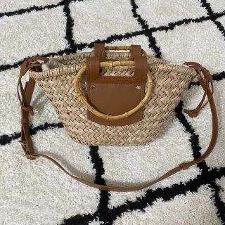 ザラ(ZARA)の送料込　ZARA バッグ(かごバッグ/ストローバッグ)