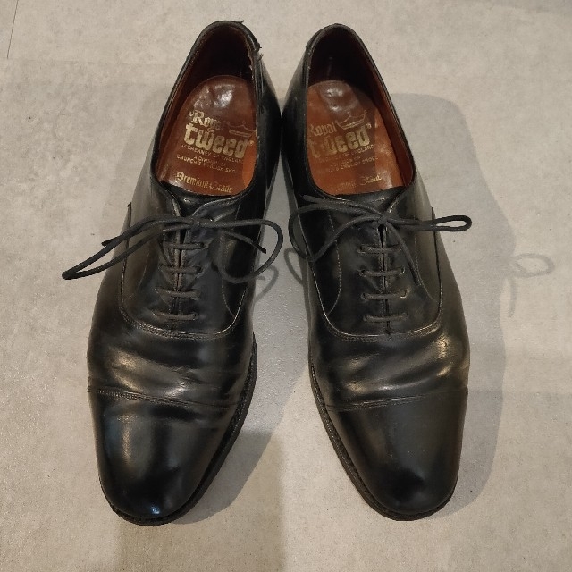 CHEANEY　ストレートチップ　ロイヤルツイード