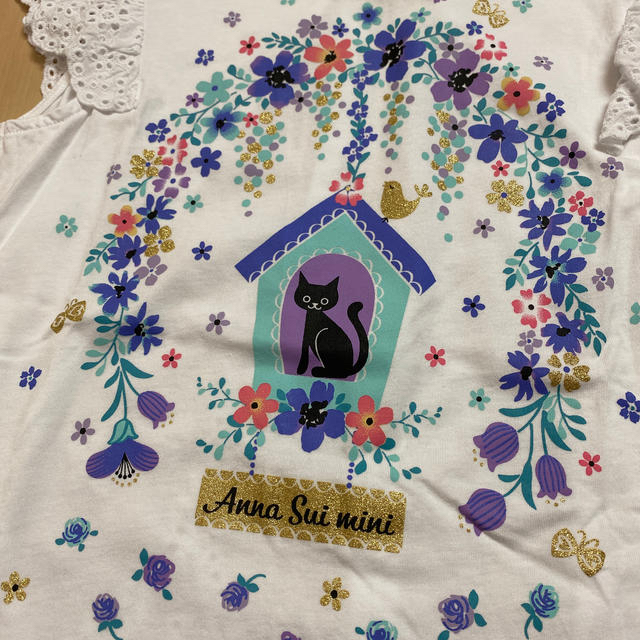 ANNA SUI mini(アナスイミニ)のANNA SUImini 140【極美品】♡猫ちゃん♡ キッズ/ベビー/マタニティのキッズ服女の子用(90cm~)(Tシャツ/カットソー)の商品写真