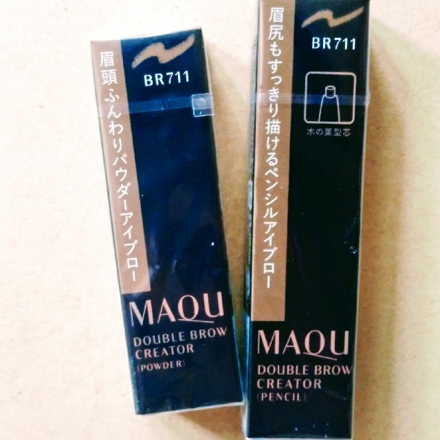 MAQuillAGE(マキアージュ)のMAQuillAGE ﾀﾞﾌﾞﾙﾌﾞﾛｰｸﾘｴｲﾀｰ ﾊﾟｳﾀﾞｰ&ﾍﾟﾝｼﾙ コスメ/美容のベースメイク/化粧品(パウダーアイブロウ)の商品写真