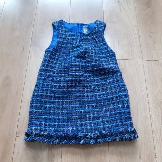 ザラキッズ(ZARA KIDS)のZARA　ツイード　ワンピース　100(ワンピース)