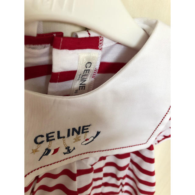 celine(セリーヌ)のセリーヌ　ボーダー キッズ/ベビー/マタニティのキッズ服女の子用(90cm~)(ワンピース)の商品写真