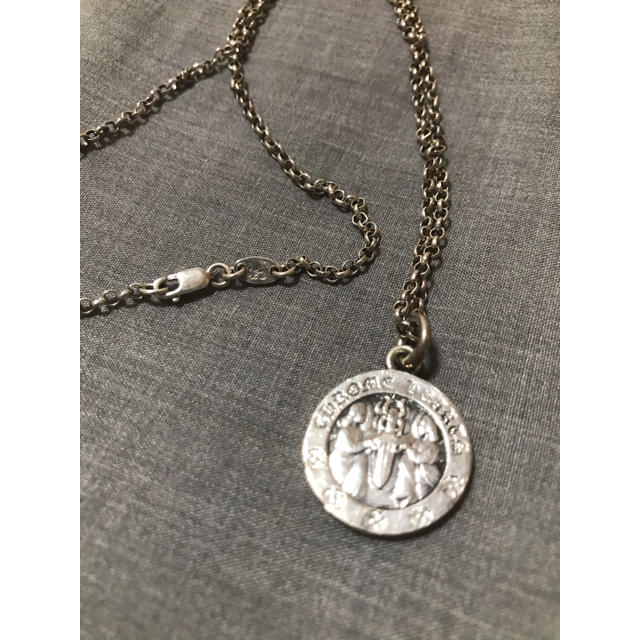 Chrome Hearts(クロムハーツ)のクロムハーツ エンジェルメダル　ペンダントトップ チャーム ネックレスチェーン メンズのアクセサリー(ネックレス)の商品写真