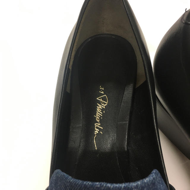 3.1 Phillip Lim(スリーワンフィリップリム)の新品 フィリップリム デニムローファー レディースの靴/シューズ(ローファー/革靴)の商品写真