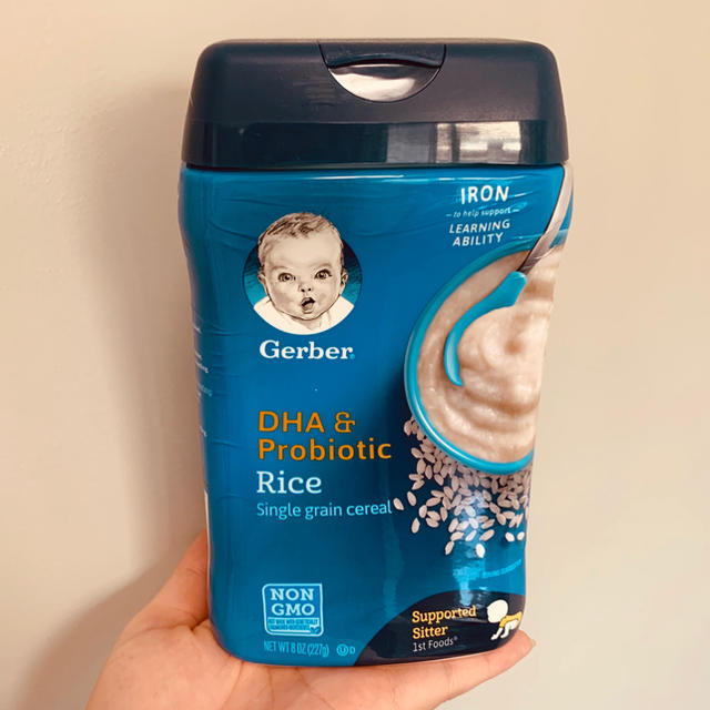 Gerber(ガーバー)のGerber DHA&Probiotic ライスシリアル キッズ/ベビー/マタニティの授乳/お食事用品(その他)の商品写真