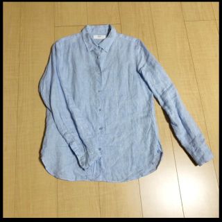 ユニクロ(UNIQLO)のUNIQLO リネンシャツ(シャツ/ブラウス(長袖/七分))