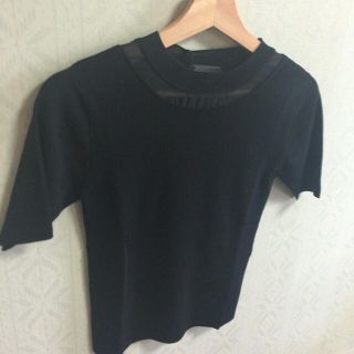 ムルーア(MURUA)の新品♡アーバンニットトップス(カットソー(半袖/袖なし))