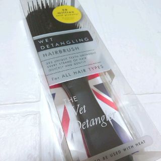 タングルティーザー ウェット ヘアブラシ  TANGLETEEZER ブラック(ヘアブラシ/クシ)