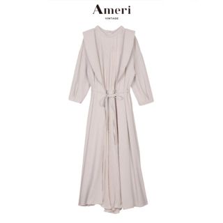 アメリヴィンテージ(Ameri VINTAGE)のAmeri FRONT PLEATS LONG DRESS(オールインワン)