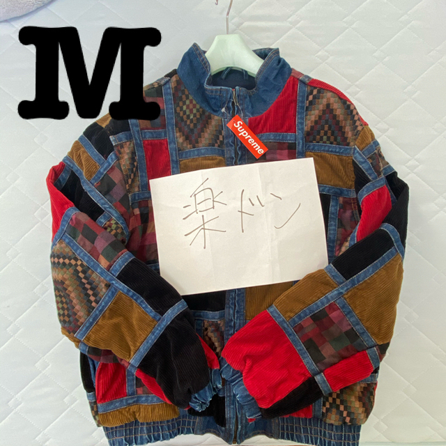 SUPREME Corduroy Patchwork Denim Jacket