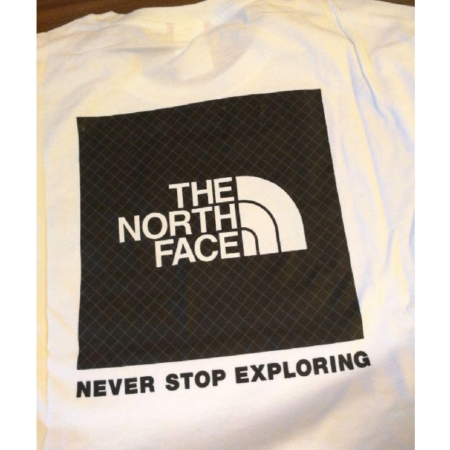 THE NORTH FACE(ザノースフェイス)のノースフェイス リフレクティブボックスロゴ ロングスリーブTシャツ 海外Sサイズ メンズのトップス(Tシャツ/カットソー(七分/長袖))の商品写真
