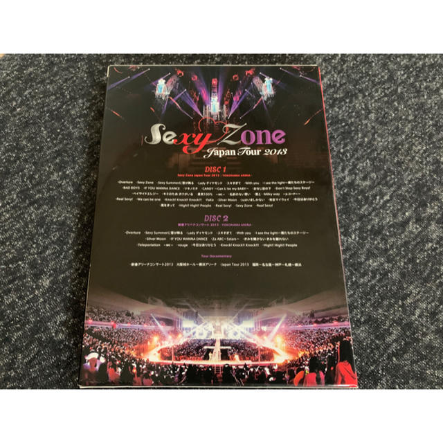 Sexy Zone(セクシー ゾーン)のSexyZone Japan tour2013  DVD エンタメ/ホビーのDVD/ブルーレイ(ミュージック)の商品写真