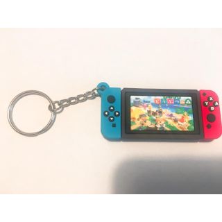 ニンテンドウ(任天堂)のSwitch型キーホルダー あつ森(ストラップ/イヤホンジャック)