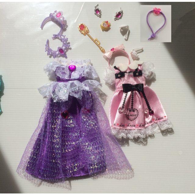 Takara Tomy(タカラトミー)のあかね様専用 リカちゃん人形とドレス・装飾品等セット） キッズ/ベビー/マタニティのおもちゃ(ぬいぐるみ/人形)の商品写真