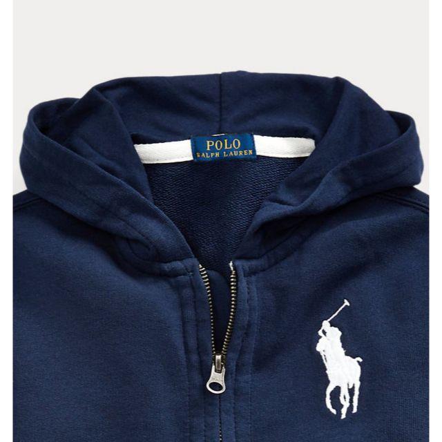 Ralph Lauren(ラルフローレン)の☆新品☆100 ラルフローレン フードパーカー フレンチテリー 0042 キッズ/ベビー/マタニティのキッズ服男の子用(90cm~)(ジャケット/上着)の商品写真