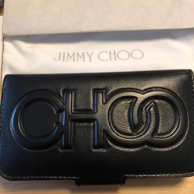 JIMMY CHOO(ジミーチュウ)の【まなな様専用】新品 JIMMY CHOO ジミーチュウ スマホケース　ブランド スマホ/家電/カメラのスマホアクセサリー(iPhoneケース)の商品写真