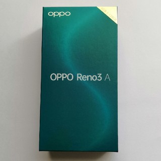アンドロイド(ANDROID)のOPPO Reno3 A  White 新品未使用 Simフリー(スマートフォン本体)