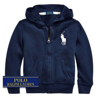 ラルフローレン(Ralph Lauren)の☆新品☆115 ラルフローレン フレンチテリーフーディ ネイビー 0042(ジャケット/上着)