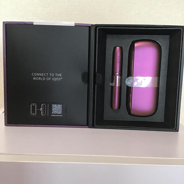 IQOS 3 DUO キット イリディセントパープル 1/29成田空港購入