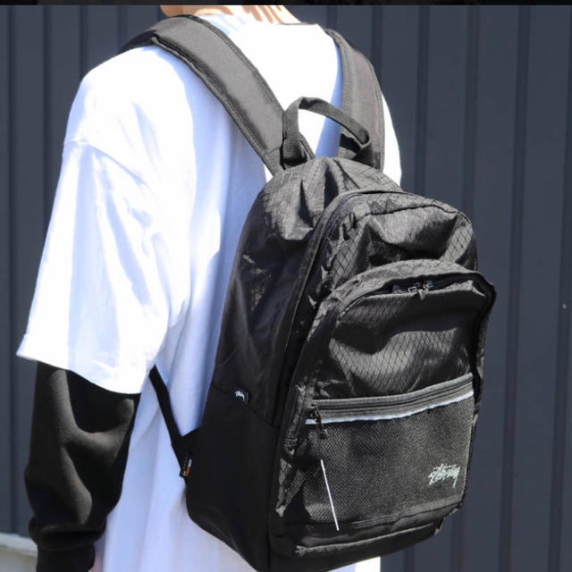 STUSSY(ステューシー)のStussy Diamond Ripstop Backpack Black メンズのバッグ(バッグパック/リュック)の商品写真