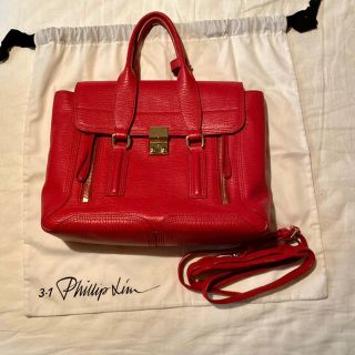 スリーワンフィリップリム(3.1 Phillip Lim)の美品　フィリップリム　サッチェルバッグ　ショルダー　トートバッグ　(ハンドバッグ)