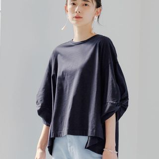 ユナイテッドアローズグリーンレーベルリラクシング(UNITED ARROWS green label relaxing)の【みきのこ様専用】グリーンレーベルリラクシング❗️新品未使用❗️ネイビーTシャツ(Tシャツ(半袖/袖なし))