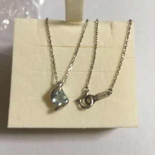 4℃ - 美品 4°C プラチナ ネックレス アクアマリン 💎 pt850の通販 by 