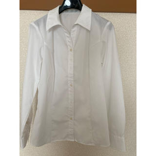 OverE オーバーイー ホワイトプレミアムストライプシャツ 90R(シャツ/ブラウス(長袖/七分))