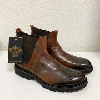 オロビアンコ(Orobianco)のOrobiancoサイドゴアレザーブーツ¥39,600(ブーツ)