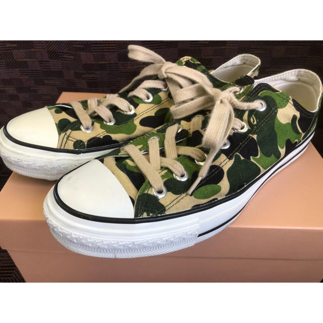 靴/シューズAPE APESTA GREEN CAMO 28センチ BAPESTA