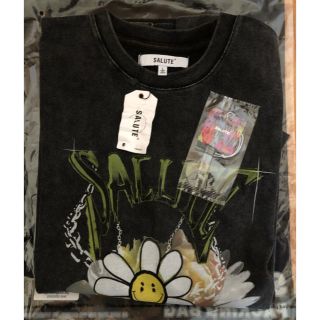 SALUTE WASHED FLOWER VINTAGE T-SHIRT (Tシャツ/カットソー(半袖/袖なし))