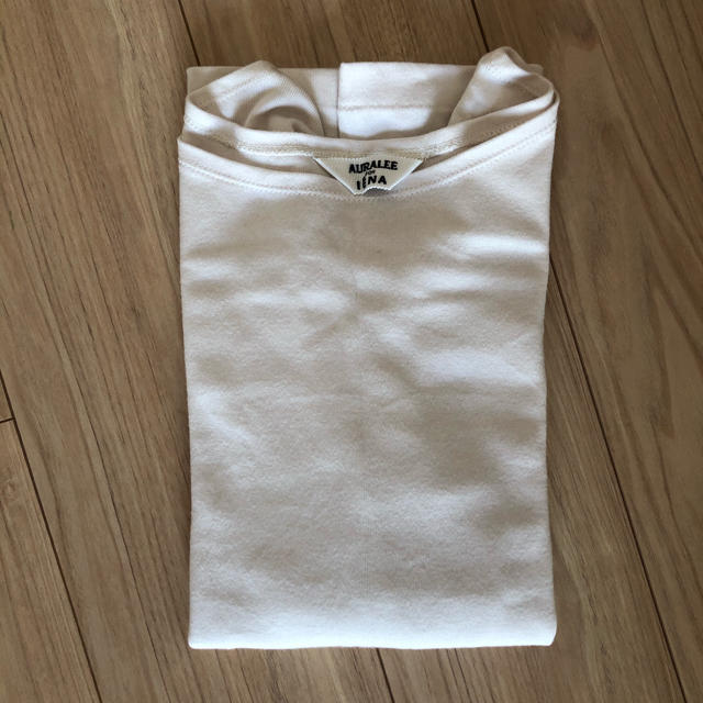 新品☆オーラリー  イエナ 別注ボートネックTシャツ 2