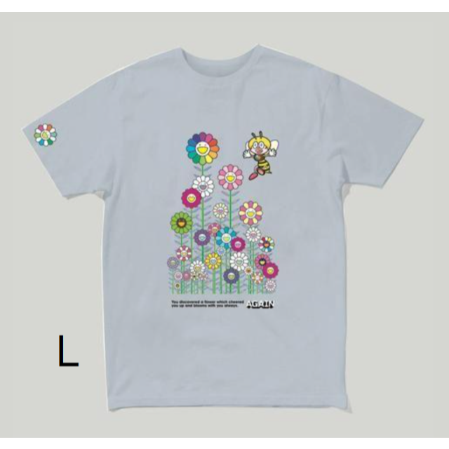 [L] 村上隆 ゆず FLOWER YUZUBEE Tシャツ メンズのトップス(Tシャツ/カットソー(半袖/袖なし))の商品写真