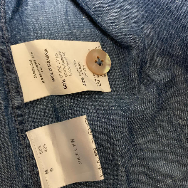 THE GIGI ザジジのコットンリネンオープンカラーシャツジャケット