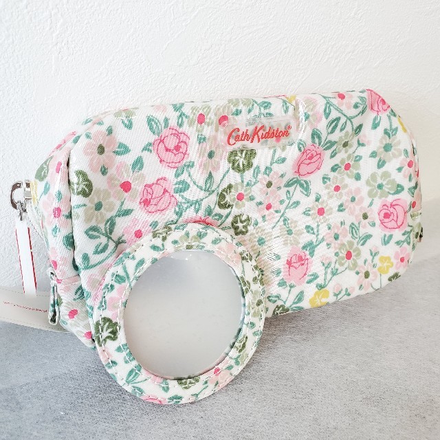 Cath Kidston(キャスキッドソン)の新品★キャスキッドソン Cath Kidston お花柄 コスメ ポーチ 鏡付き レディースのファッション小物(ポーチ)の商品写真