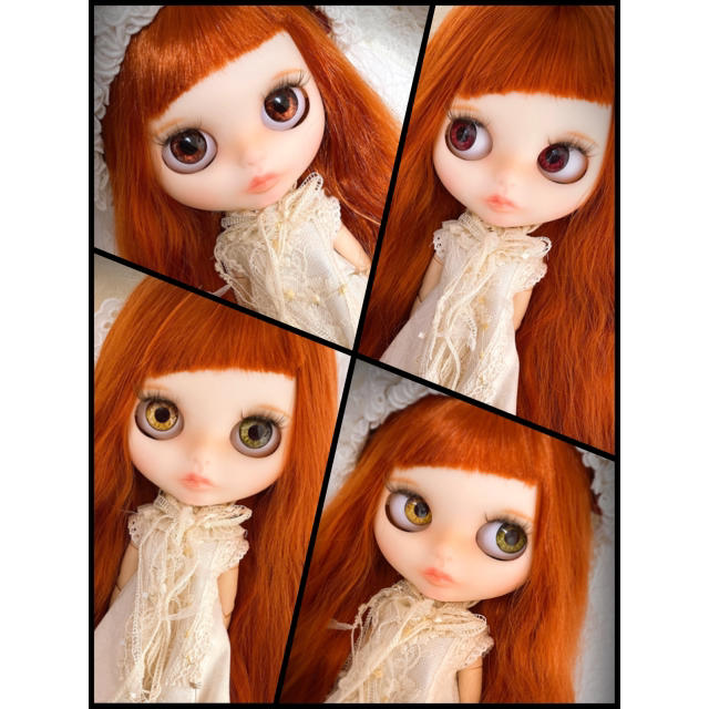 専用ページ】アイシードール レッドオレンジ 白肌 カスタムドール - 人形