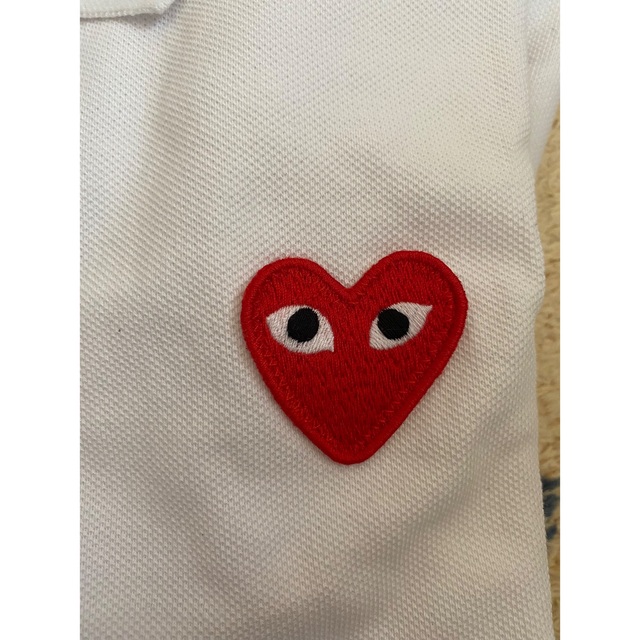 COMME des GARCONS(コムデギャルソン)の新品  COMME des GARCONS PLAY  メンズ ポロシャツL メンズのトップス(Tシャツ/カットソー(半袖/袖なし))の商品写真